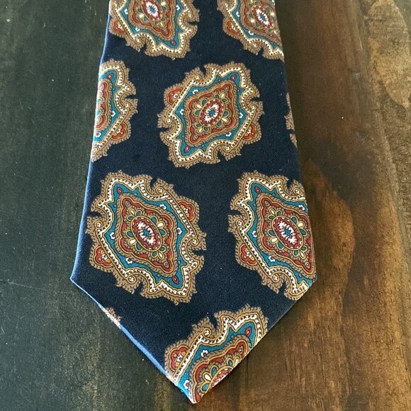 Christian Dior Monsieur 100% Silk Abstract Men's Tie - Picture 6 of 7